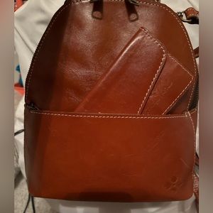 Patricia Nash convertible leather backpack